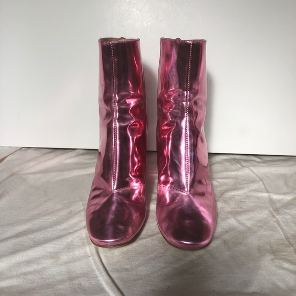 Ellery Pink Patent leather Jezebel ankle boots 37 - Picture 3 of 10